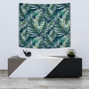 Sun Spot Tropical Palm Leaves hower Curtain Tapestry