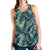 Sun Spot Tropical Palm Leaves Hower Curtain Women Racerback Tank Top