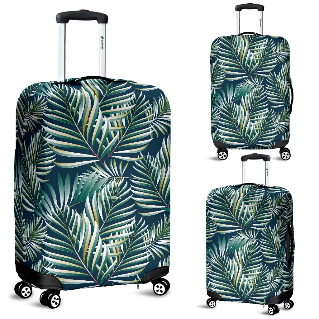 Sun Spot Tropical Palm Leaves Luggage Protective Cover