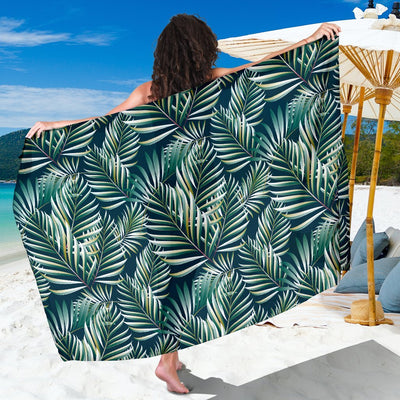 Sun Spot Tropical Palm Leaves Beach Sarong Pareo Wrap