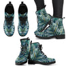 Sun Spot Tropical Palm Leaves Women & Men Leather Boots