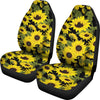 Sunflower Fresh Bright Color Print Universal Fit Car Seat Covers