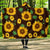 Sunflower Pattern Print Design SF01 Hooded Blanket-JORJUNE.COM