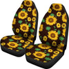 Sunflower Pattern Print Design SF01 Universal Fit Car Seat Covers-JorJune