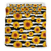 Sunflower Pattern Print Design SF010 Duvet Cover Bedding Set-JORJUNE.COM