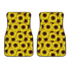 Sunflower Pattern Print Design SF011 Car Floor Mats-JORJUNE.COM