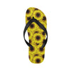 Sunflower Pattern Print Design SF011 Flip Flops-JorJune