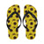 Sunflower Pattern Print Design SF011 Flip Flops-JorJune