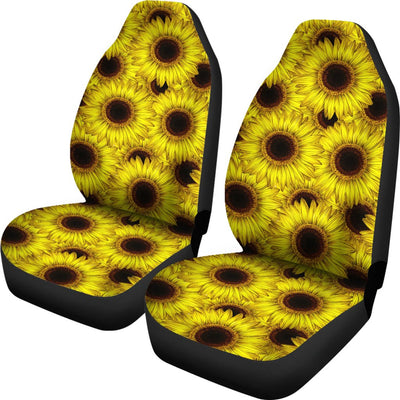 Sunflower Pattern Print Design SF011 Universal Fit Car Seat Covers-JorJune