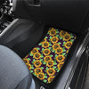 Sunflower Pattern Print Design SF012 Car Floor Mats-JORJUNE.COM