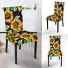 Sunflower Pattern Print Design SF012 Dining Chair Slipcover-JORJUNE.COM