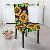 Sunflower Pattern Print Design SF012 Dining Chair Slipcover-JORJUNE.COM