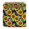 Sunflower Pattern Print Design SF012 Duvet Cover Bedding Set-JORJUNE.COM