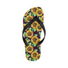 Sunflower Pattern Print Design SF012 Flip Flops-JorJune