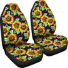 Sunflower Pattern Print Design SF012 Universal Fit Car Seat Covers-JorJune