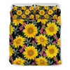 Sunflower Pattern Print Design SF014 Duvet Cover Bedding Set-JORJUNE.COM