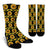 Sunflower Pattern Print Design SF015 Crew Socks-JORJUNE.COM