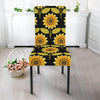 Sunflower Pattern Print Design SF015 Dining Chair Slipcover-JORJUNE.COM