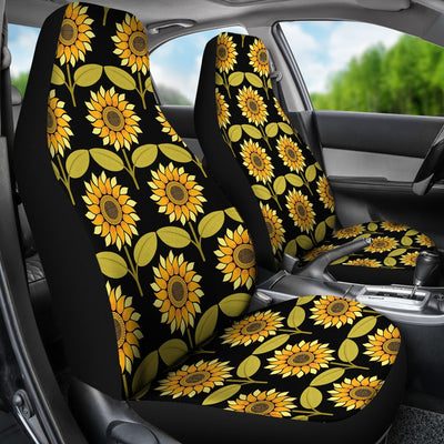 Sunflower Pattern Print Design SF015 Universal Fit Car Seat Covers-JorJune