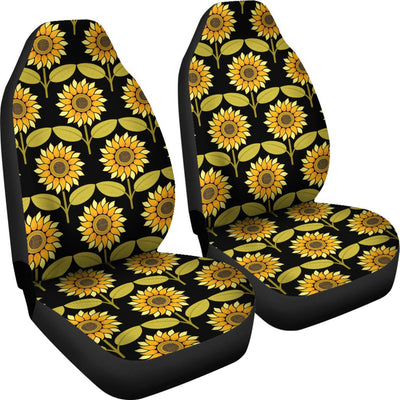 Sunflower Pattern Print Design SF015 Universal Fit Car Seat Covers-JorJune