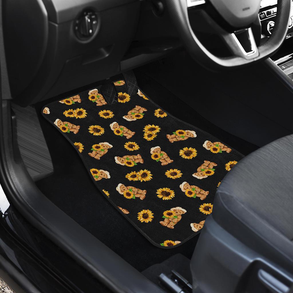 Sunflower Pattern Print Design SF016 Car Floor Mats-JORJUNE.COM