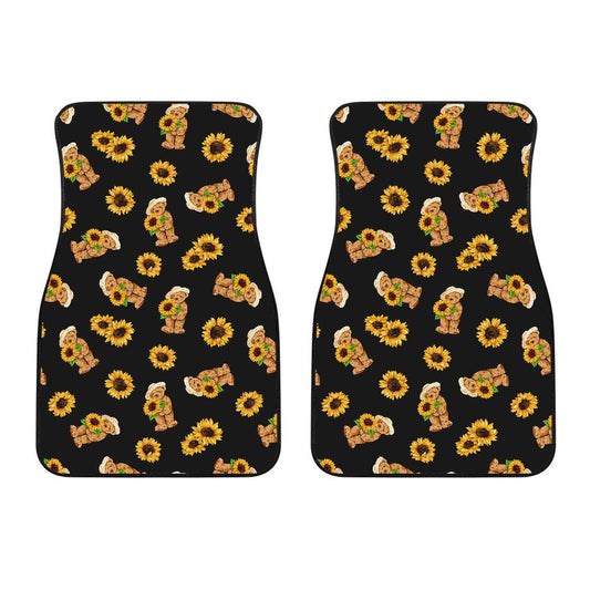 Sunflower Pattern Print Design SF016 Car Floor Mats-JORJUNE.COM