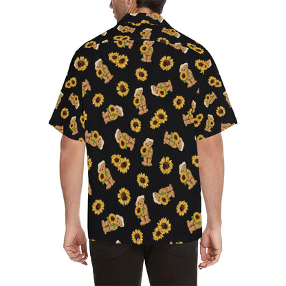 Sunflower Pattern Print Design SF016 Men Hawaiian Shirt-JorJune