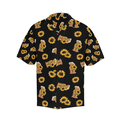 Sunflower Pattern Print Design SF016 Men Hawaiian Shirt-JorJune