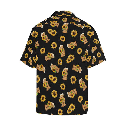 Sunflower Pattern Print Design SF016 Men Hawaiian Shirt-JorJune