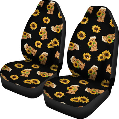 Sunflower Pattern Print Design SF016 Universal Fit Car Seat Covers-JorJune