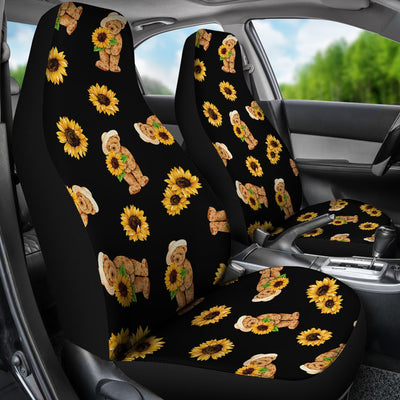 Sunflower Pattern Print Design SF016 Universal Fit Car Seat Covers-JorJune