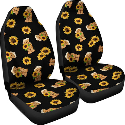 Sunflower Pattern Print Design SF016 Universal Fit Car Seat Covers-JorJune