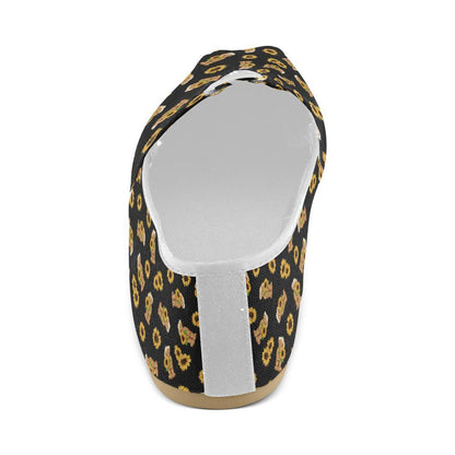 Sunflower Pattern Print Design SF016 Women Casual Shoes-JorJune.com