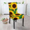 Sunflower Pattern Print Design SF02 Dining Chair Slipcover-JORJUNE.COM