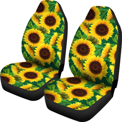 Sunflower Pattern Print Design SF02 Universal Fit Car Seat Covers-JorJune