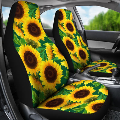 Sunflower Pattern Print Design SF02 Universal Fit Car Seat Covers-JorJune