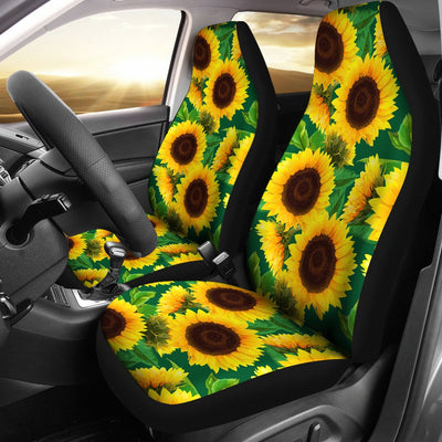 Sunflower Pattern Print Design SF02 Universal Fit Car Seat Covers-JorJune