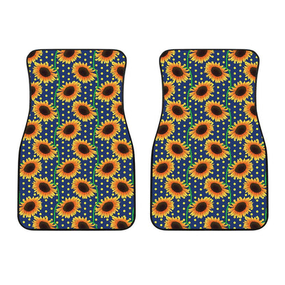 Sunflower Pattern Print Design SF03 Car Floor Mats-JORJUNE.COM