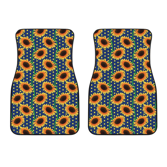 Sunflower Pattern Print Design SF03 Car Floor Mats-JORJUNE.COM
