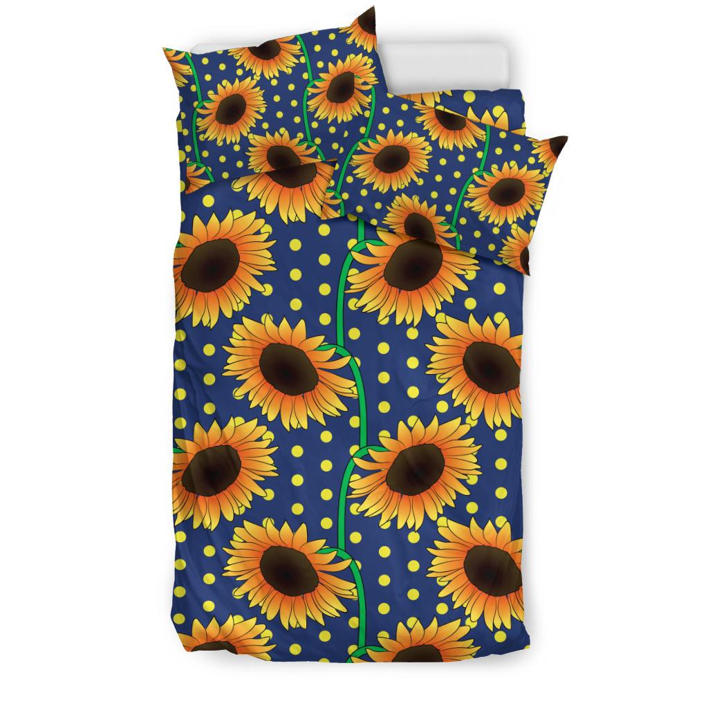 Sunflower Pattern Print Design SF03 Duvet Cover Bedding Set-JORJUNE.COM