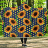 Sunflower Pattern Print Design SF03 Hooded Blanket-JORJUNE.COM