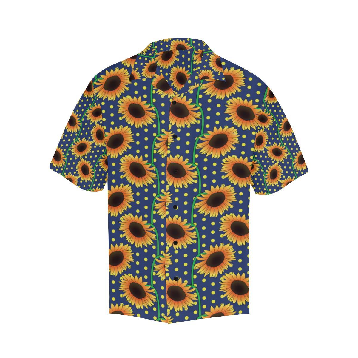 Sunflower Pattern Print Design SF03 Men Hawaiian Shirt-JorJune
