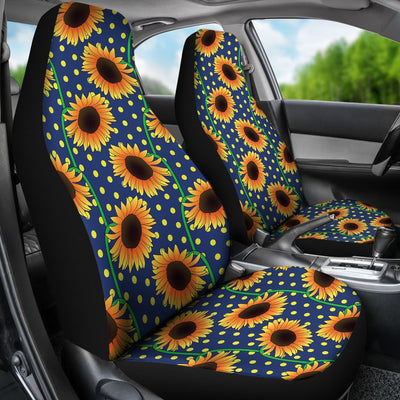 Sunflower Pattern Print Design SF03 Universal Fit Car Seat Covers-JorJune