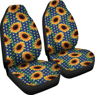 Sunflower Pattern Print Design SF03 Universal Fit Car Seat Covers-JorJune