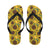 Sunflower Pattern Print Design SF04 Flip Flops-JorJune