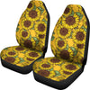 Sunflower Pattern Print Design SF04 Universal Fit Car Seat Covers-JorJune