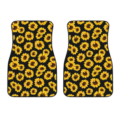 Sunflower Pattern Print Design SF05 Car Floor Mats-JORJUNE.COM