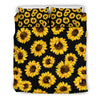 Sunflower Pattern Print Design SF05 Duvet Cover Bedding Set-JORJUNE.COM