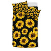 Sunflower Pattern Print Design SF05 Duvet Cover Bedding Set-JORJUNE.COM