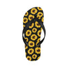 Sunflower Pattern Print Design SF05 Flip Flops-JorJune